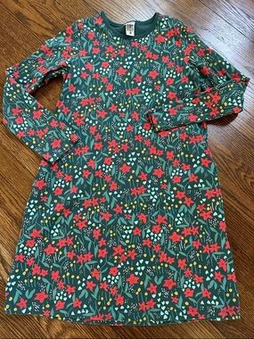 Hanna Andersson Holiday Poinsettia Pocket Dress